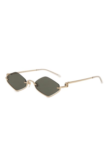 Женские солнцезащитные очки GUCCI черного цвета, арт. GG1604S 001 | Фото 1 (Региональные ограничения белый список (Axapta Mercury): Не проставлено; Нос: Не проставлено; Кросс-КТ: С/з-унисекс; Тип очков: С/з; Материал: Металл; Очки форма: Безоправные; Оптика Гендер: оптика-унисекс)