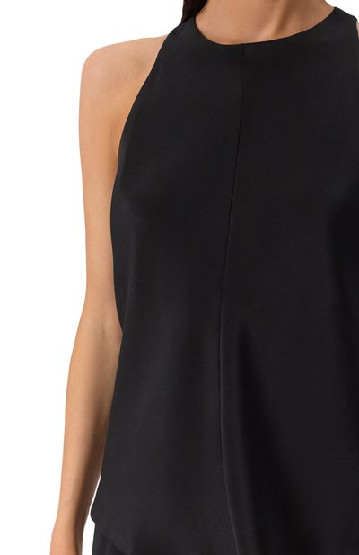 Шелковый топ 12 STOREEZ черного цвета по цене 17000 руб., арт. 121617, фото 5 Шелковый топ 12 STOREEZ, арт. 121617, фото 5