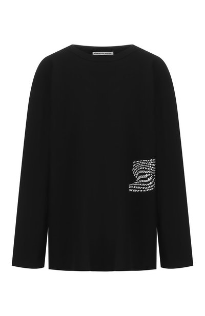 Женская хлопковый лонгслив ALEXANDERWANG.T, арт. 4CC1201090