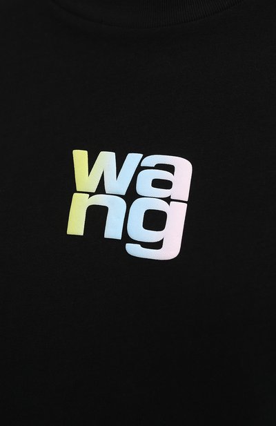 Хлопковая футболка ALEXANDER WANG черного цвета по цене 27100 руб., арт. UCC1211022, фото 5 Хлопковая футболка ALEXANDER WANG, арт. UCC1211022, фото 5