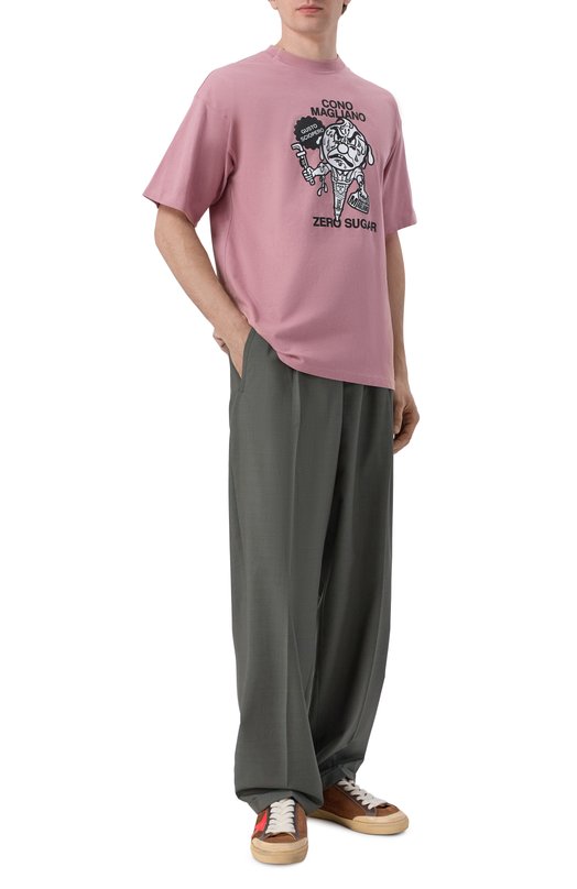 Шерстяные брюки Magliano MGSS26PA01221 Хаки  MGSS26PA01221 Фото 2