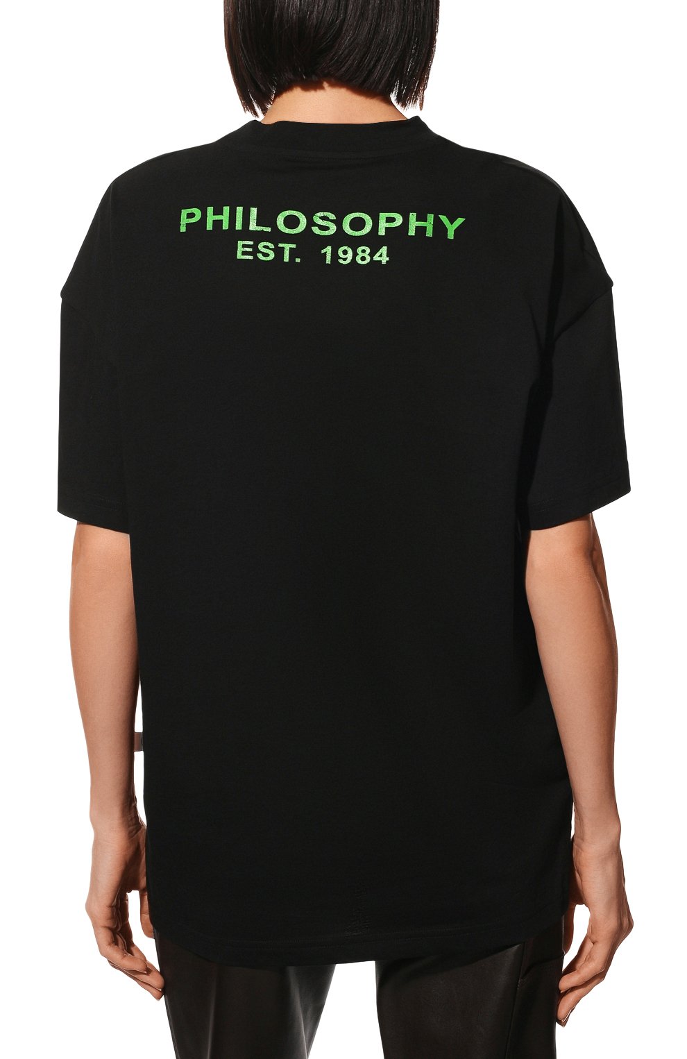 Хлопковая футболка PHILOSOPHY DI LORENZO SERAFINI, арт. J0702/0747, фото 4