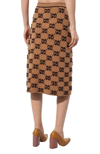 Шерстяная юбка GUCCI, арт. 713301/XKCNA, фото 4