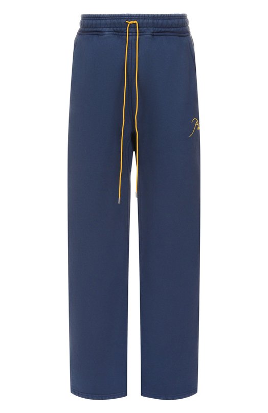 Хлопковые брюки Rhude RHPF25PA01012 Синий RHPF25PA01012