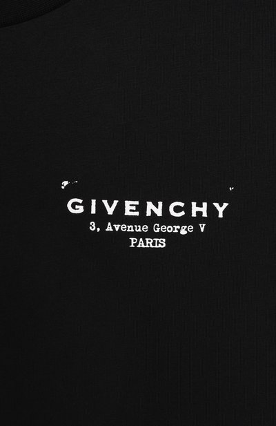 Хлопковая футболка GIVENCHY, арт. H31075, фото 3