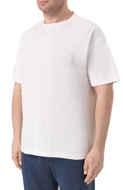 Хлопковая футболка ZILLI, арт. TSR03PM0100VZGI00_001, фото 3