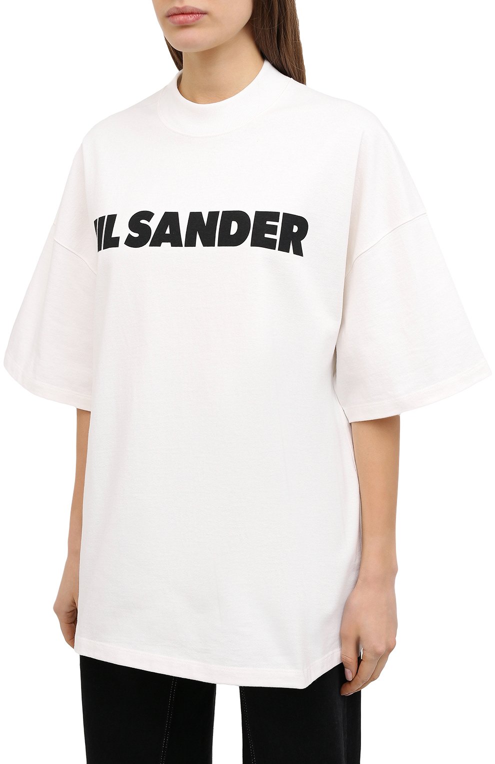Хлопковая футболка JIL SANDER, арт. JSCP707020-WP248508, фото 3