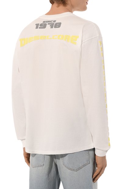 Хлопковый лонгслив DIESEL, арт. A16491/0AKAK, фото 4