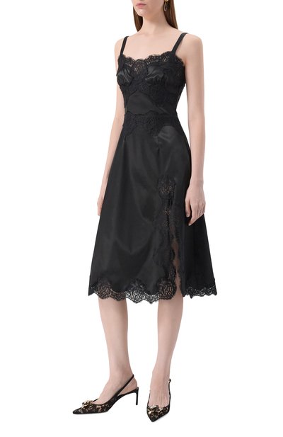 Атласное платье DOLCE & GABBANA, арт. F6A5DT/FURAD, фото 3