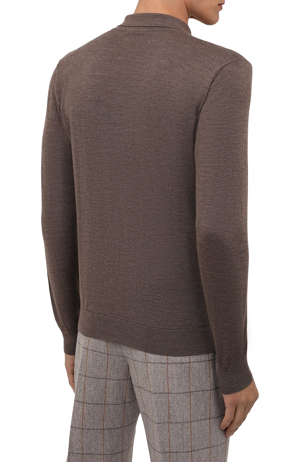 Поло из шерсти и шелка ANDREA CAMPAGNA, арт. WU01-212-F200, фото 4