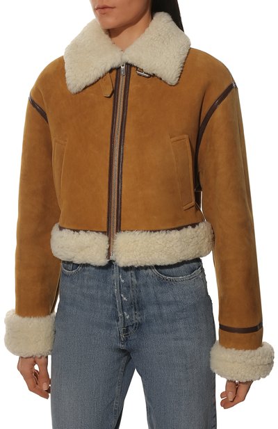 Дубленка из овчины MIU MIU, арт. MPV770-1ZKQ-F036S, фото 3