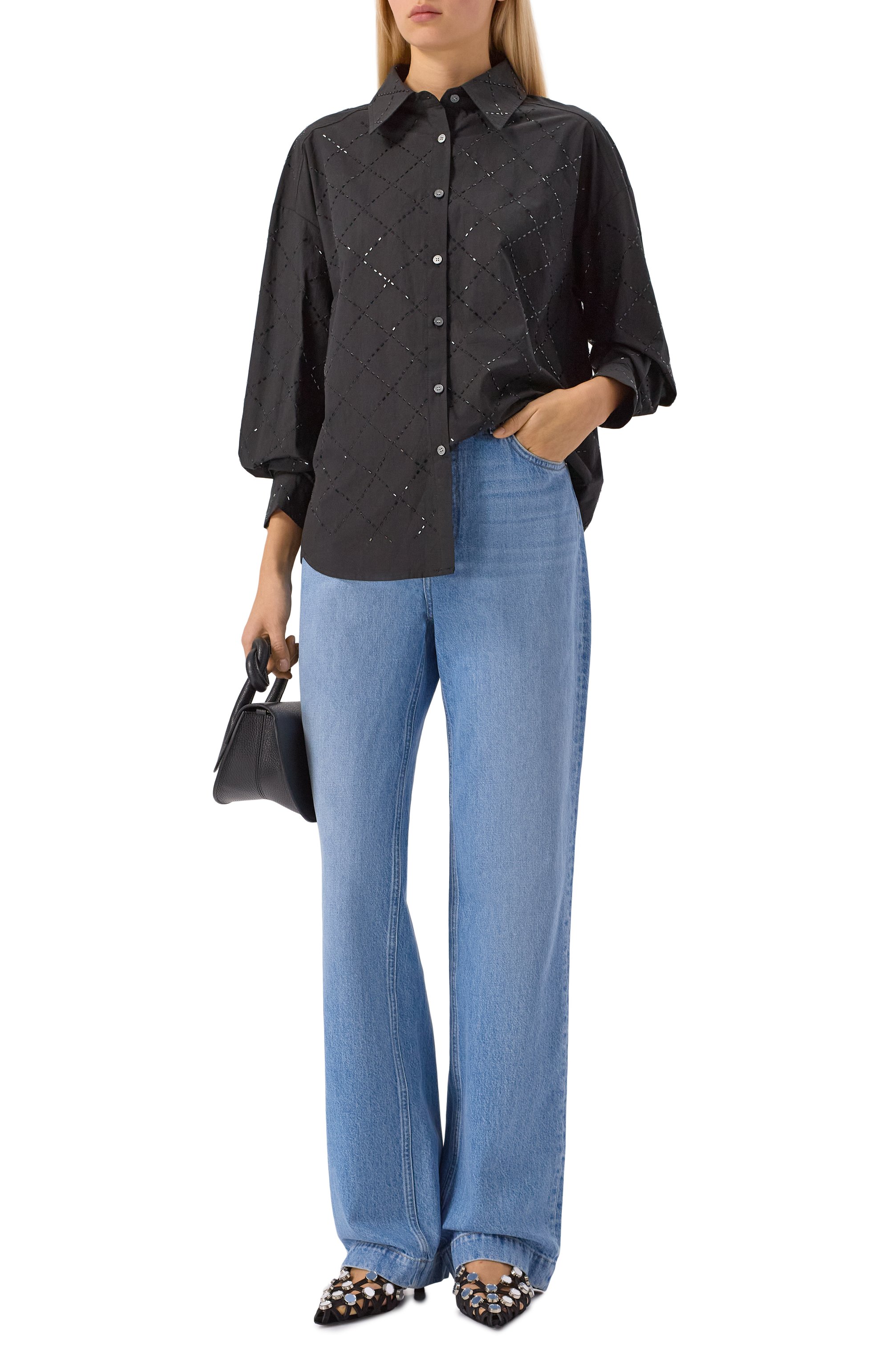 Хлопковая рубашка SEVEN LAB, арт. 225-C-W-15-90-102, фото 2