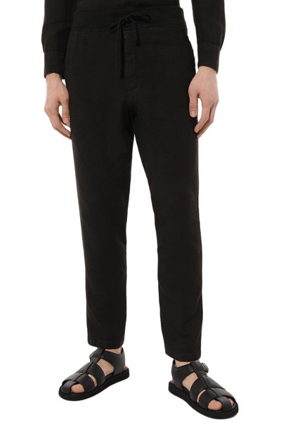 Льняные брюки 120% LINO, арт. Y0M2131/0000253/000, фото 3