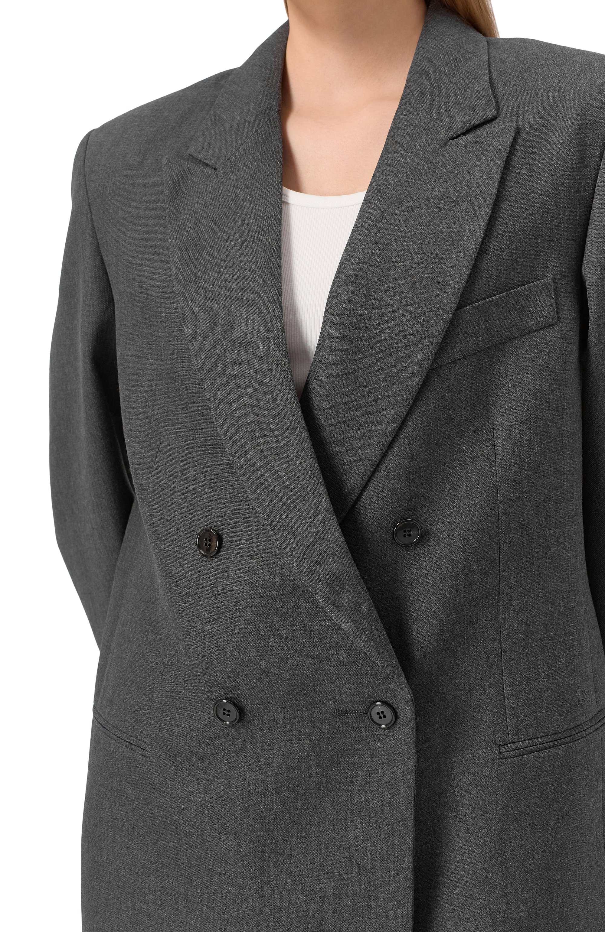 Шерстяной жакет HALFBOY, арт. HFW241WJBL193, фото 5