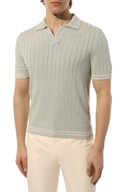 Поло изо льна и хлопка GRAN SASSO, арт. 23140/18624, фото 3