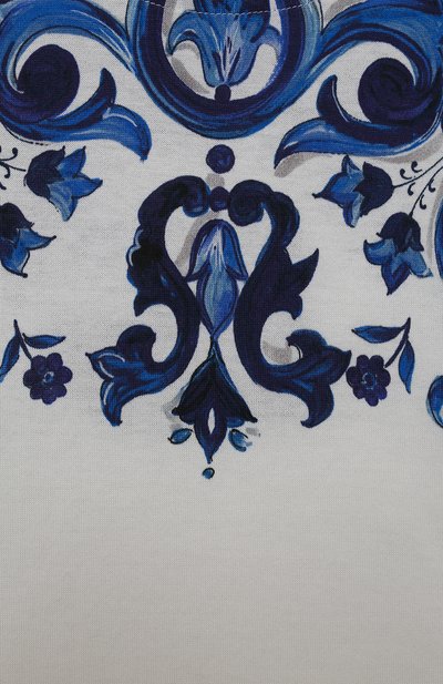 Хлопковая футболка DOLCE & GABBANA белого цвета по цене 19950 руб., арт. L2JTJK/G7E9Q, фото 3 Хлопковая футболка DOLCE & GABBANA, арт. L2JTJK/G7E9Q, фото 3