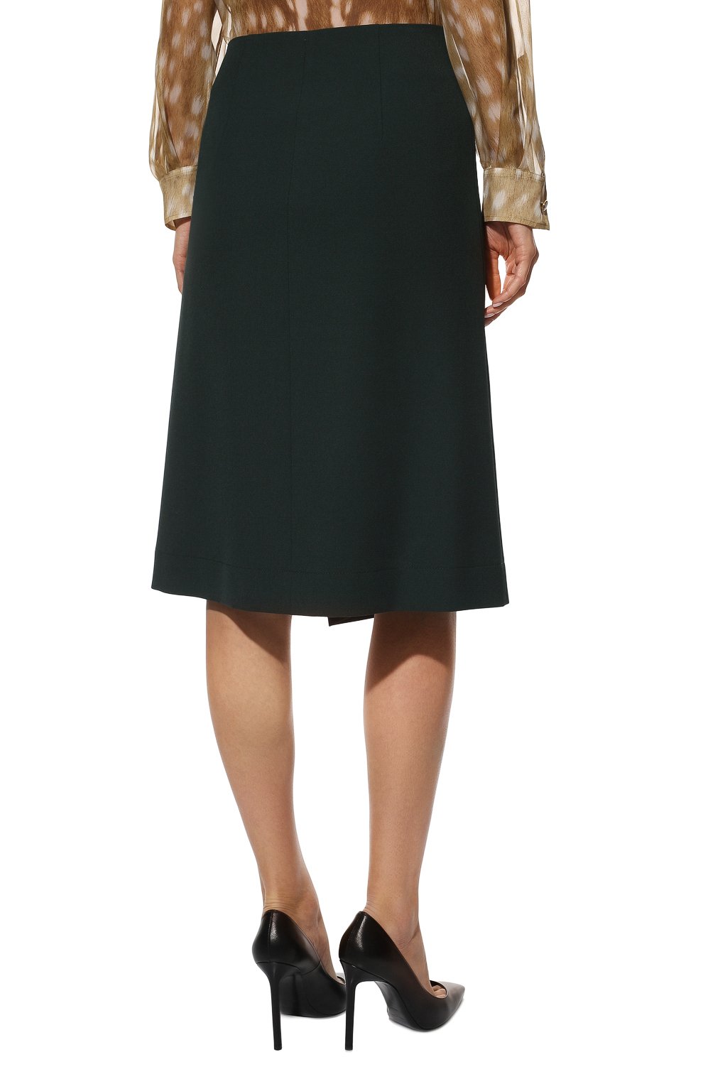 Юбка BOSS темно-зеленого цвета по цене 22100 руб., арт. 50457861, фото 4 Юбка BOSS, арт. 50457861, фото 4