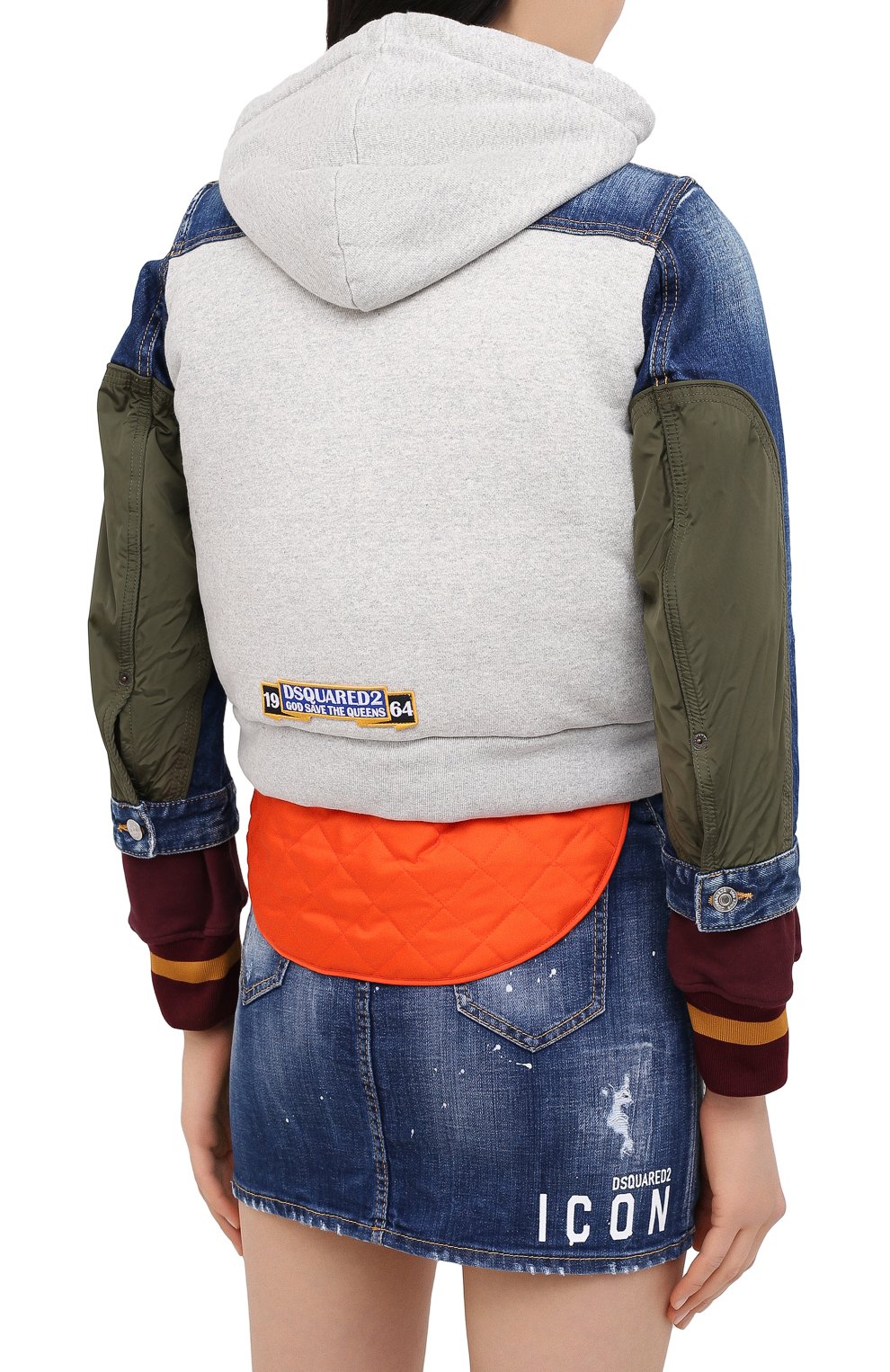 Комбинированная куртка DSQUARED2, арт. S75AM0755/S30663, фото 5