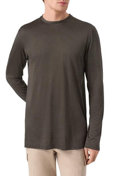 Шелковый лонгслив ZILLI, арт. TSR04BM0600V00000, фото 3