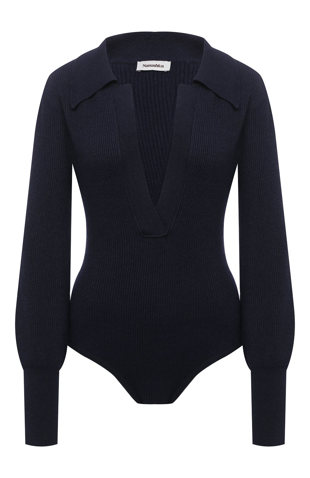 Боди NANUSHKA, арт. AZHA_NAVY_RECYCLED CASHMERE KNIT, фото 1