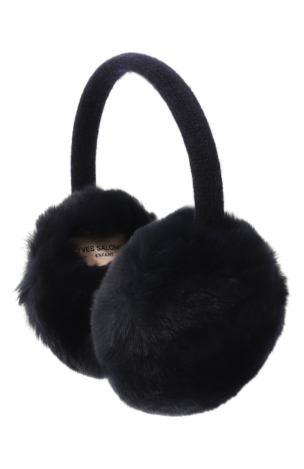 Шерстяные наушники с мехом YVES SALOMON ENFANT, арт. 20WEA310XXREXX, фото 2