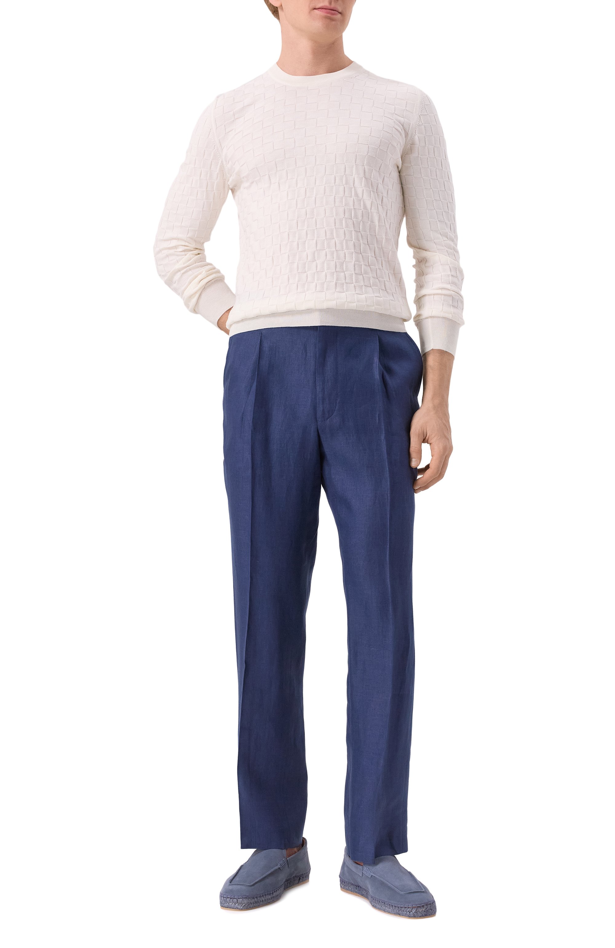 Замшевые эспадрильи KITON, арт. USSA296N0121202, фото 2