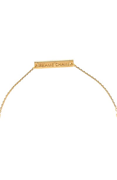 Цепочка для очков FRAME CHAIN золотого цвета по цене 15350 руб., арт. SHINE BRIGHT YELLOW, фото 3 Цепочка для очков FRAME CHAIN, арт. SHINE BRIGHT YELLOW, фото 3