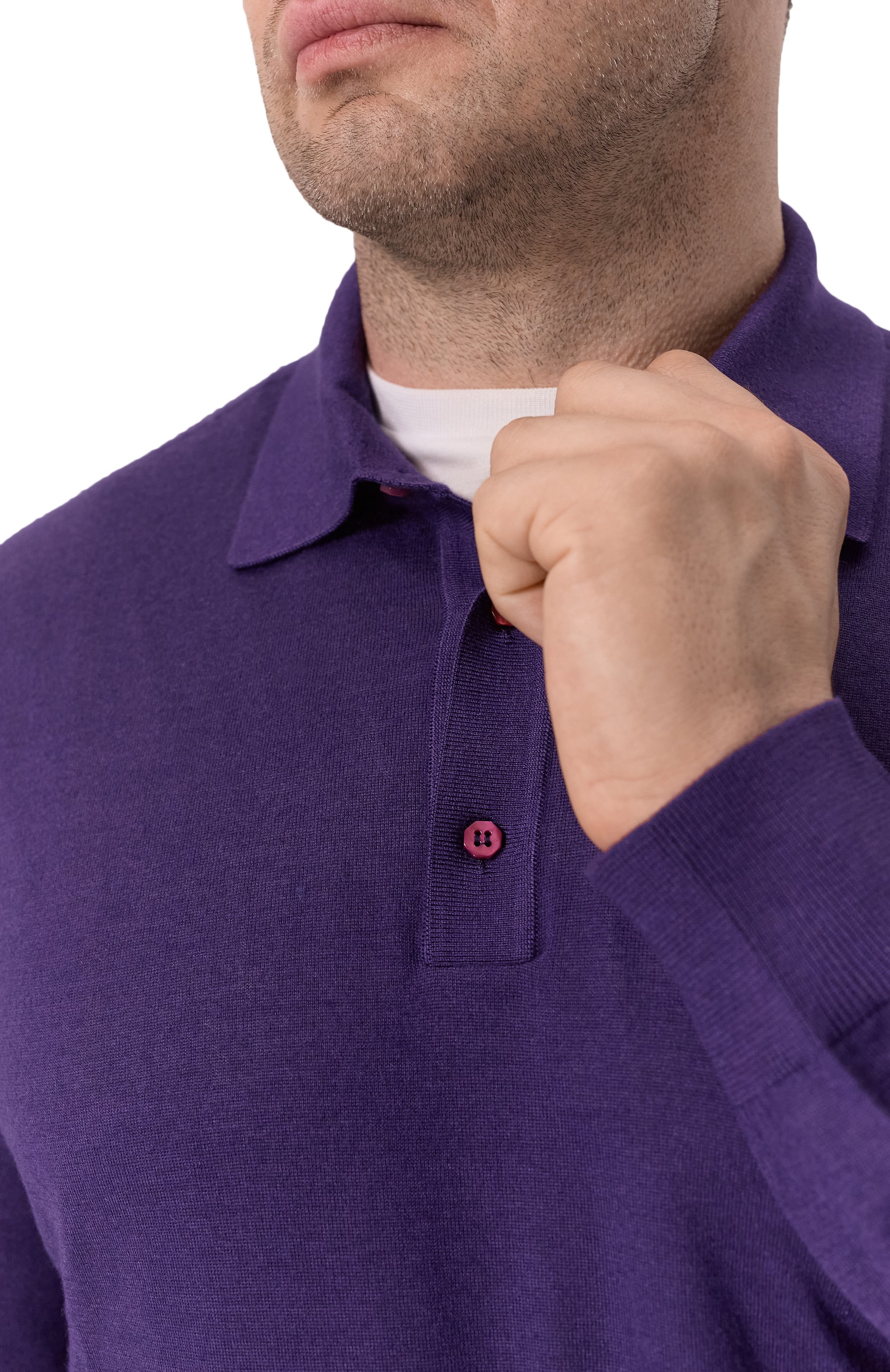 Поло из кашемира и шелка STEFANO RICCI, арт. K606125P03/F25302/60-62, фото 5