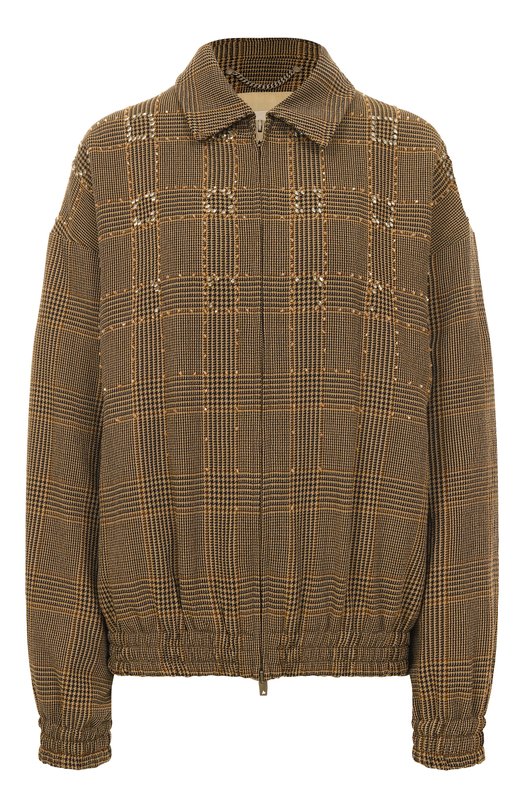 Шерстяной бомбер Golden Goose Deluxe Brand GWP02320.P002095 Коричневый GWP02320.P002095