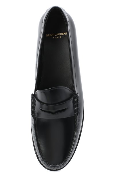 Кожаные пенни-лоферы SAINT LAURENT, арт. 630474/1VUVV, фото 5
