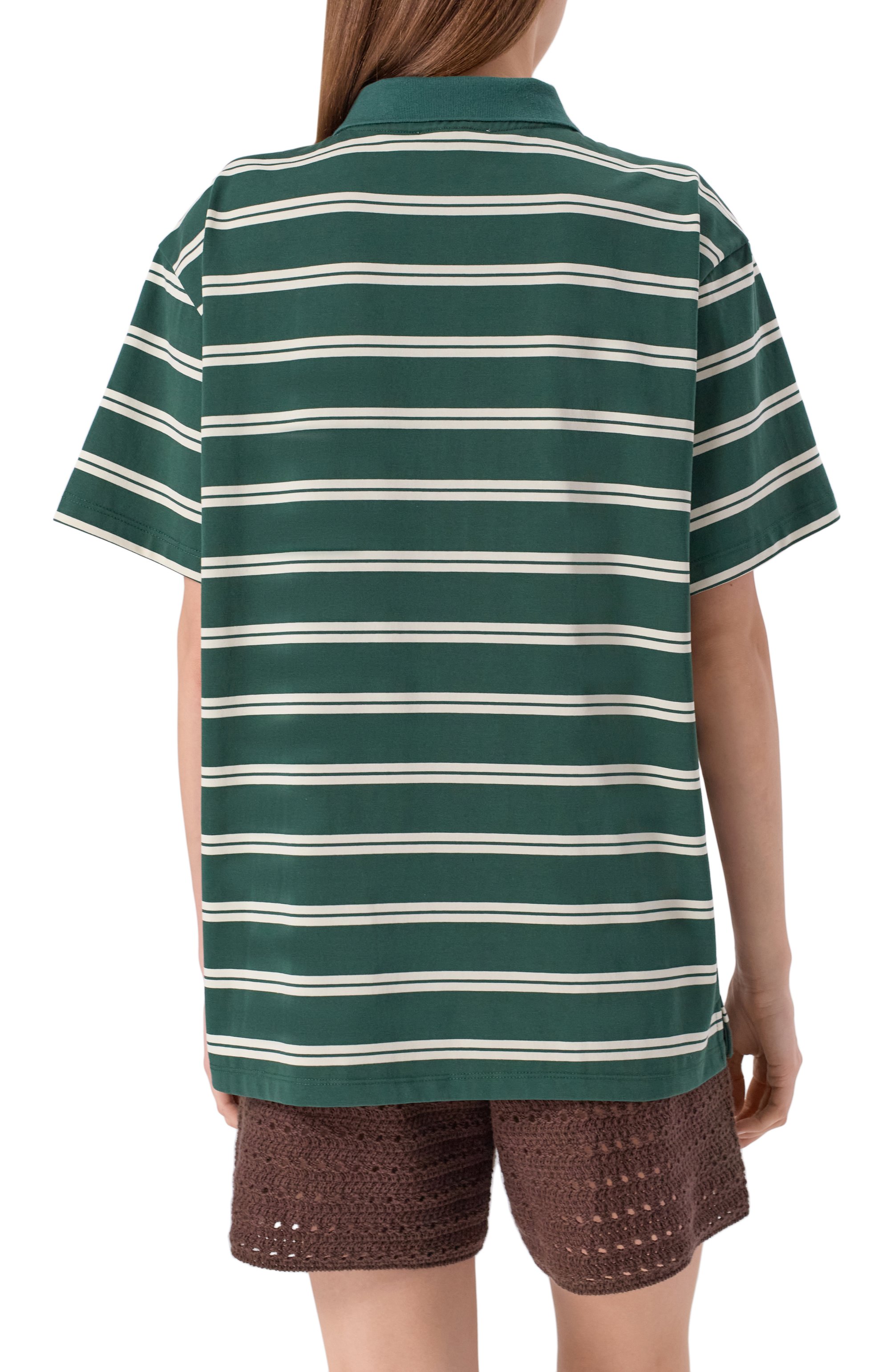 Хлопковое поло ADDICTED зеленого цвета по цене 13040 руб., арт. FT2309.1, фото 4 Хлопковое поло ADDICTED, арт. FT2309.1, фото 4