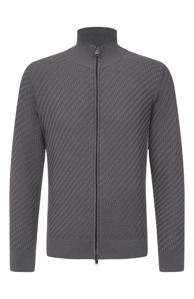 Мужской кардиган из хлопка и шелка BRIONI, арт. UMT20L/PAK22