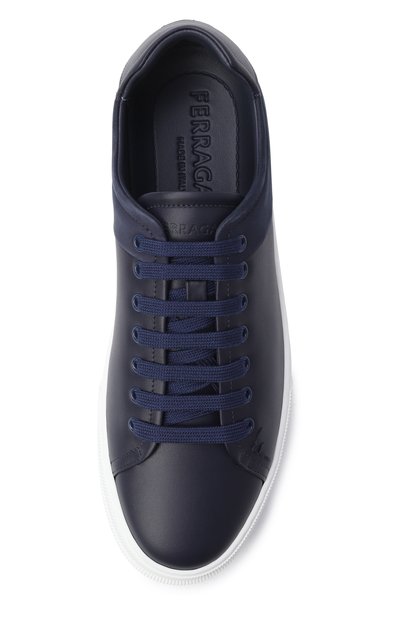 Кожаные кеды FERRAGAMO, арт. 026426/772, фото 5
