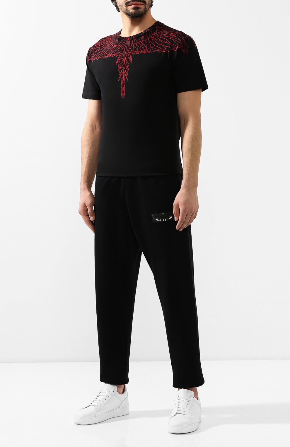 Хлопковая футболка MARCELO BURLON, арт. CMAA018F19001096, фото 2