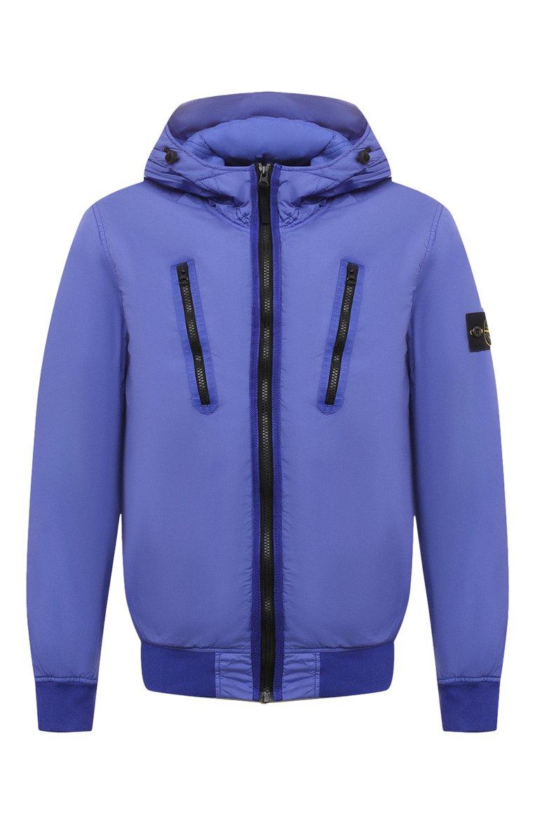 Мужской фиолетовый утепленный бомбер STONE ISLAND купить в интернет ...