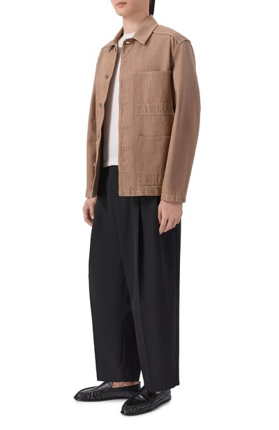 Мужские шерстяные брюки JIL SANDER, арт. J61KA0063/J40002
