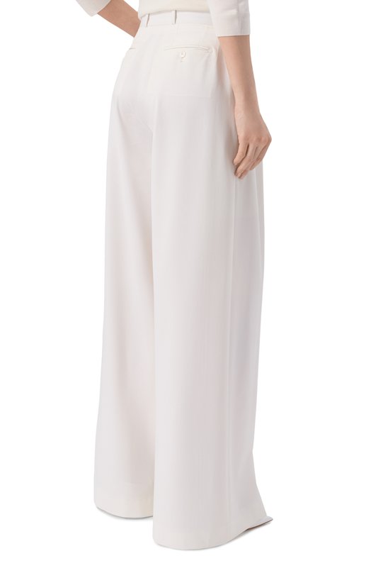 Брюки из вискозы Elie Saab P0170/GA005 Белый  P0170/GA005 Фото 4