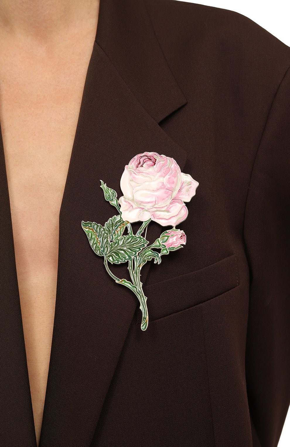 Брошь розы зимнего дворца РУССКИЕ САМОЦВЕТЫ, арт. 41669, фото 2