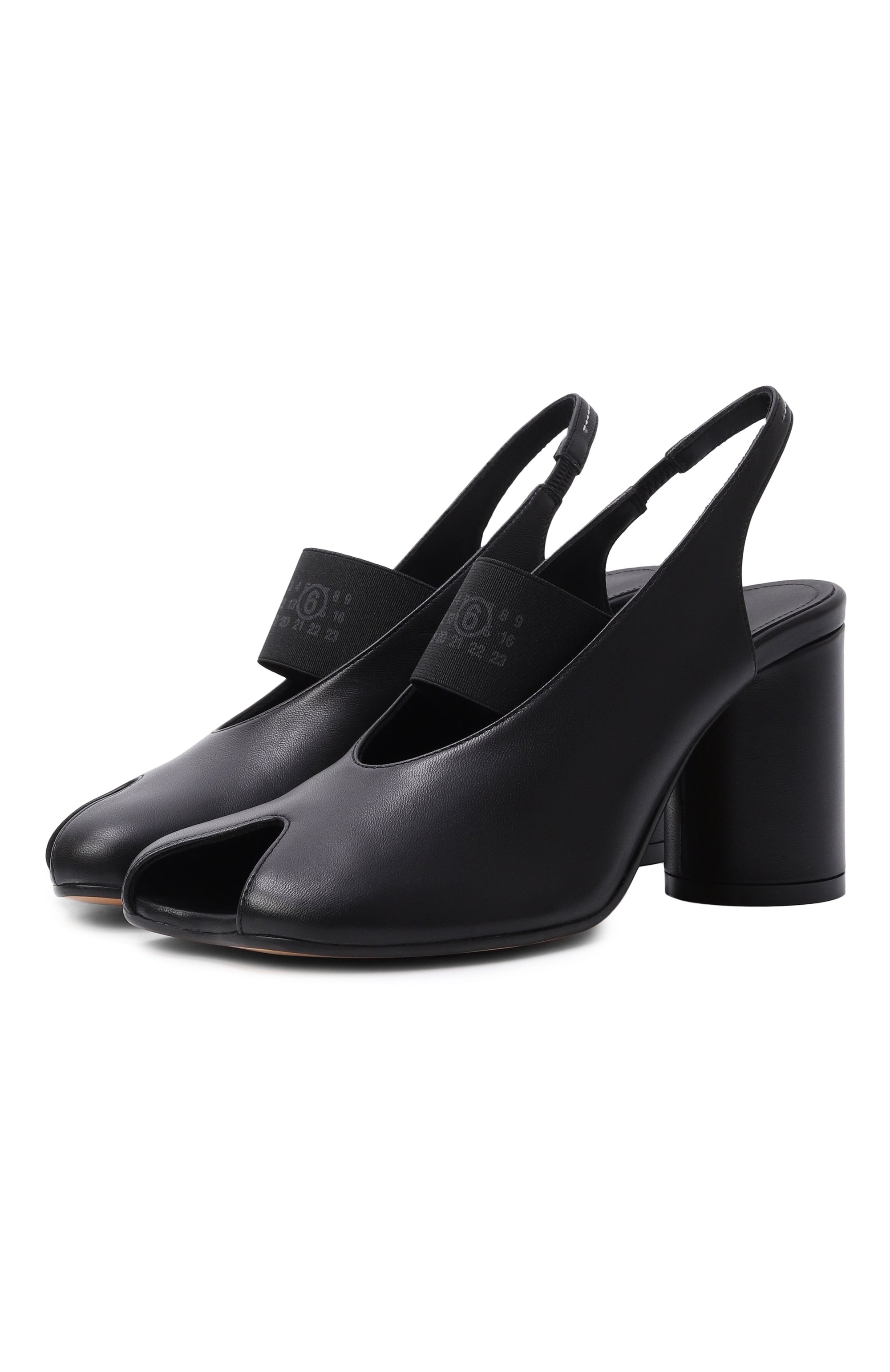 Кожаные туфли anatomic MM6 черного цвета по цене 69950 руб., арт. S59WP0213/P3628, фото 1 Кожаные туфли anatomic MM6, арт. S59WP0213/P3628, фото 1