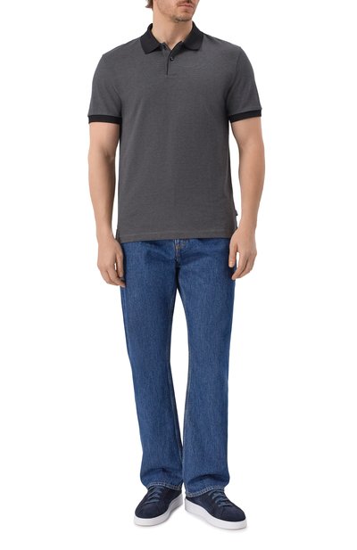 Хлопковое поло BOSS, арт. 50555172, фото 2