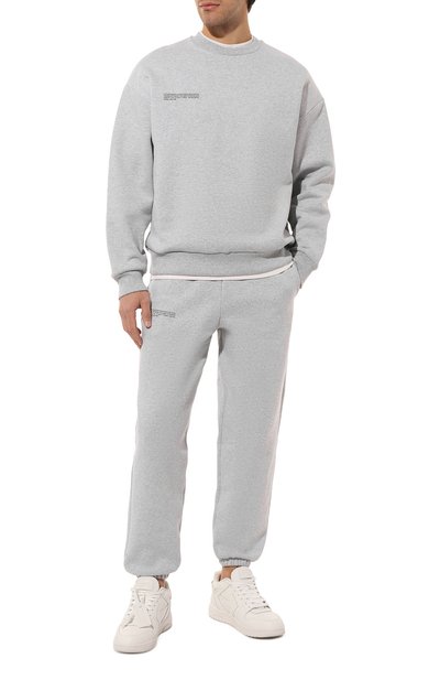 Хлопковый свитшот PANGAIA серого цвета по цене 14650 руб., арт. 10000299, фото 5 Хлопковый свитшот PANGAIA, арт. 10000299, фото 5