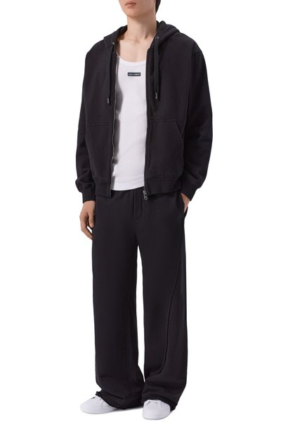Хлопковая майка DOLCE & GABBANA белого цвета по цене 46100 руб., арт. G8PA8T/G7P3I, фото 2 Хлопковая майка DOLCE & GABBANA, арт. G8PA8T/G7P3I, фото 2
