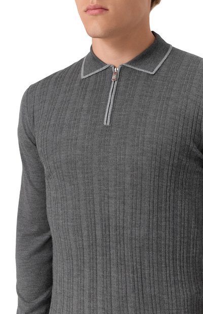 Шерстяное поло FEDELI, арт. MU006453, фото 5