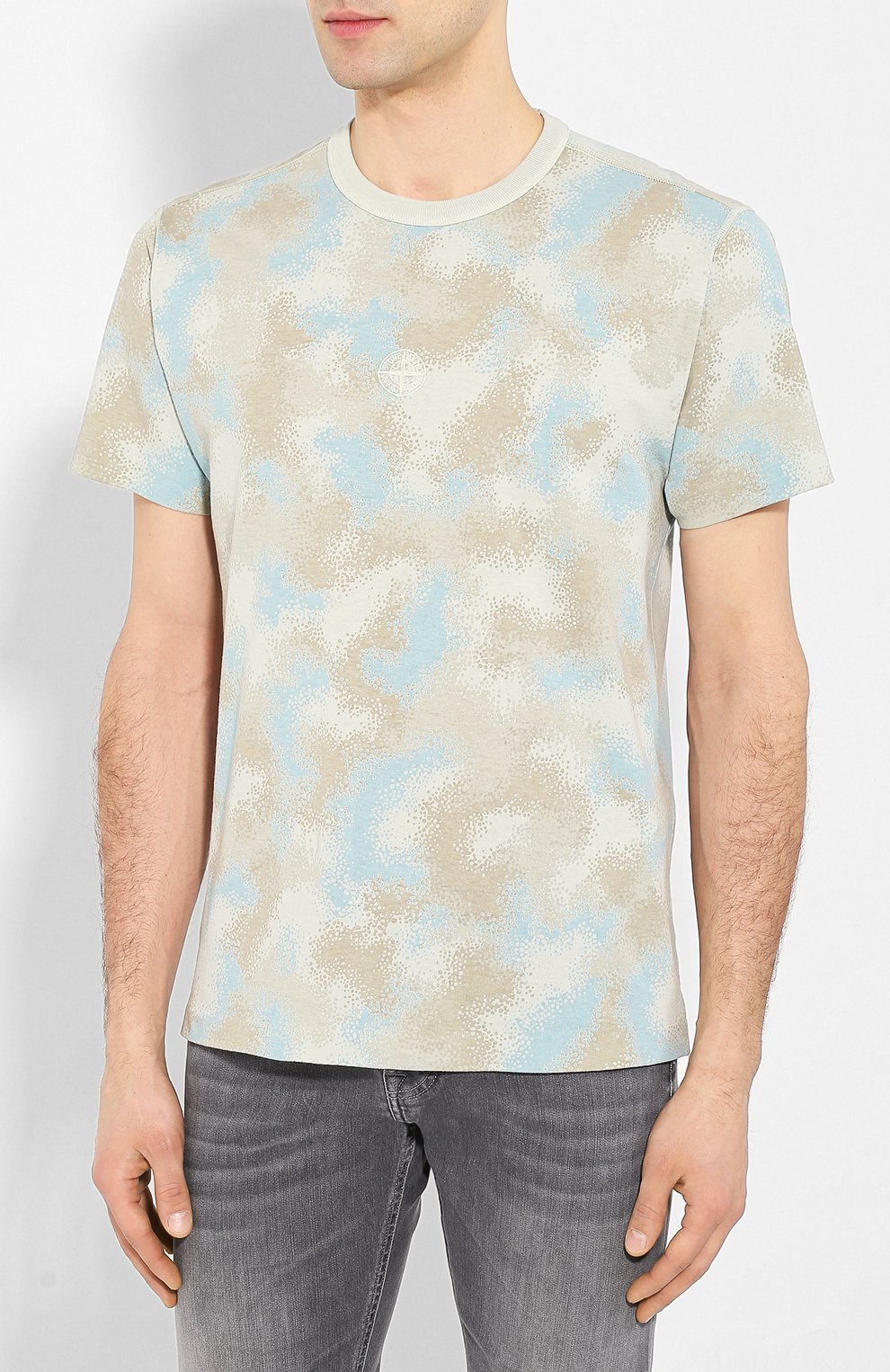 Хлопковая футболка STONE ISLAND, арт. 7215233E8, фото 3