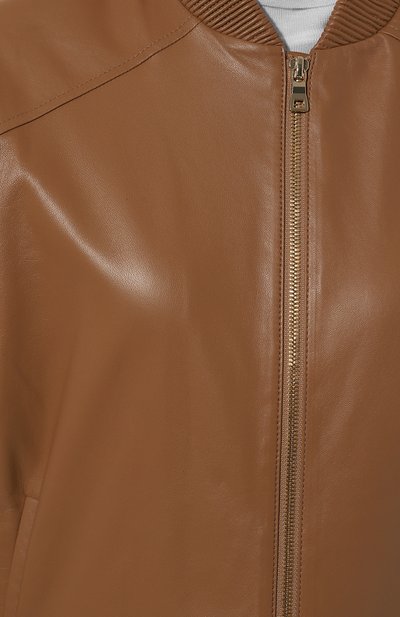 Кожаный бомбер ZEYNEP ARCAY, арт. SS22JK08, фото 5