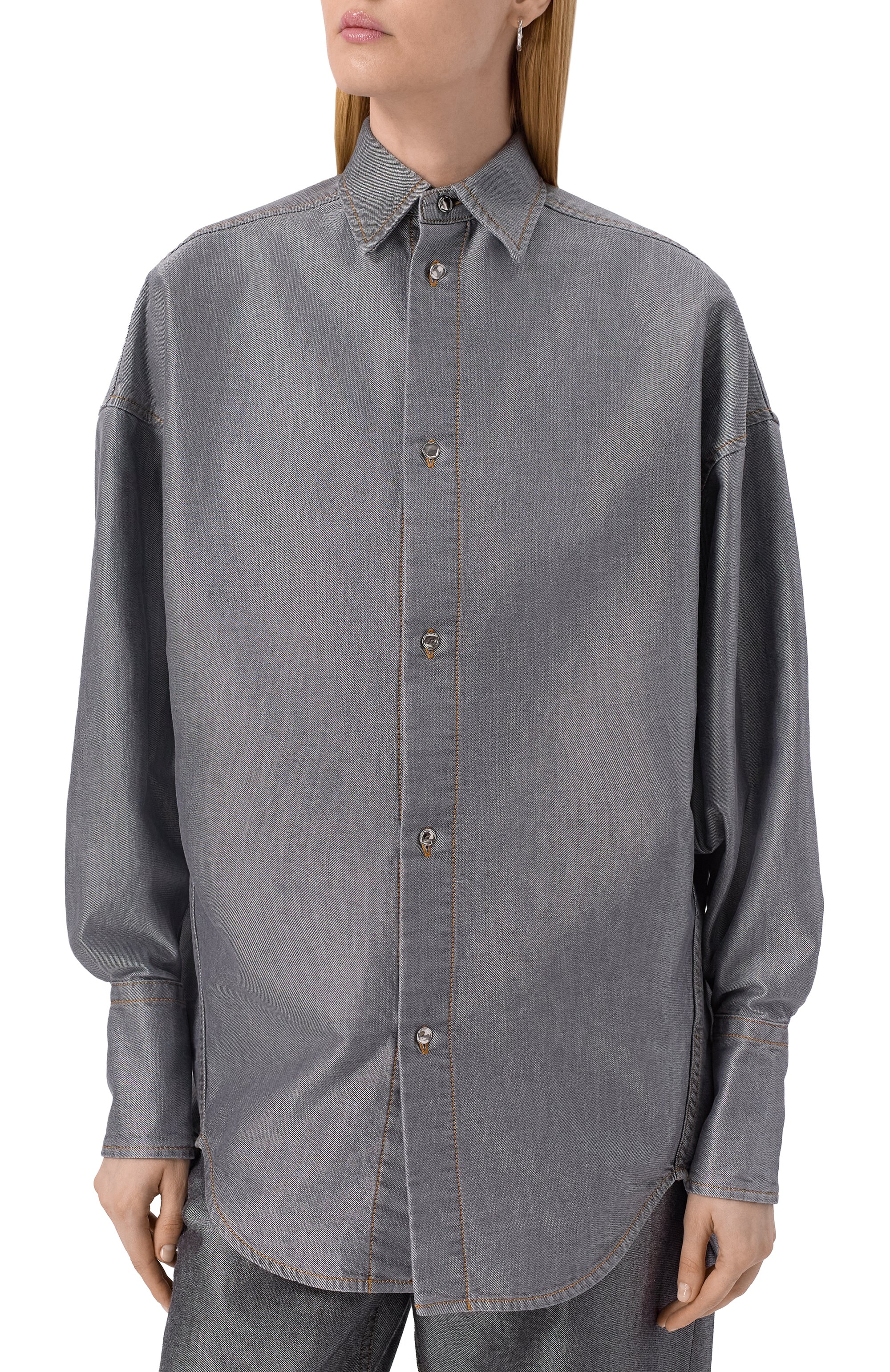 Джинсовая рубашка DARKPARK, арт. WSH21/DBK08W026, фото 3