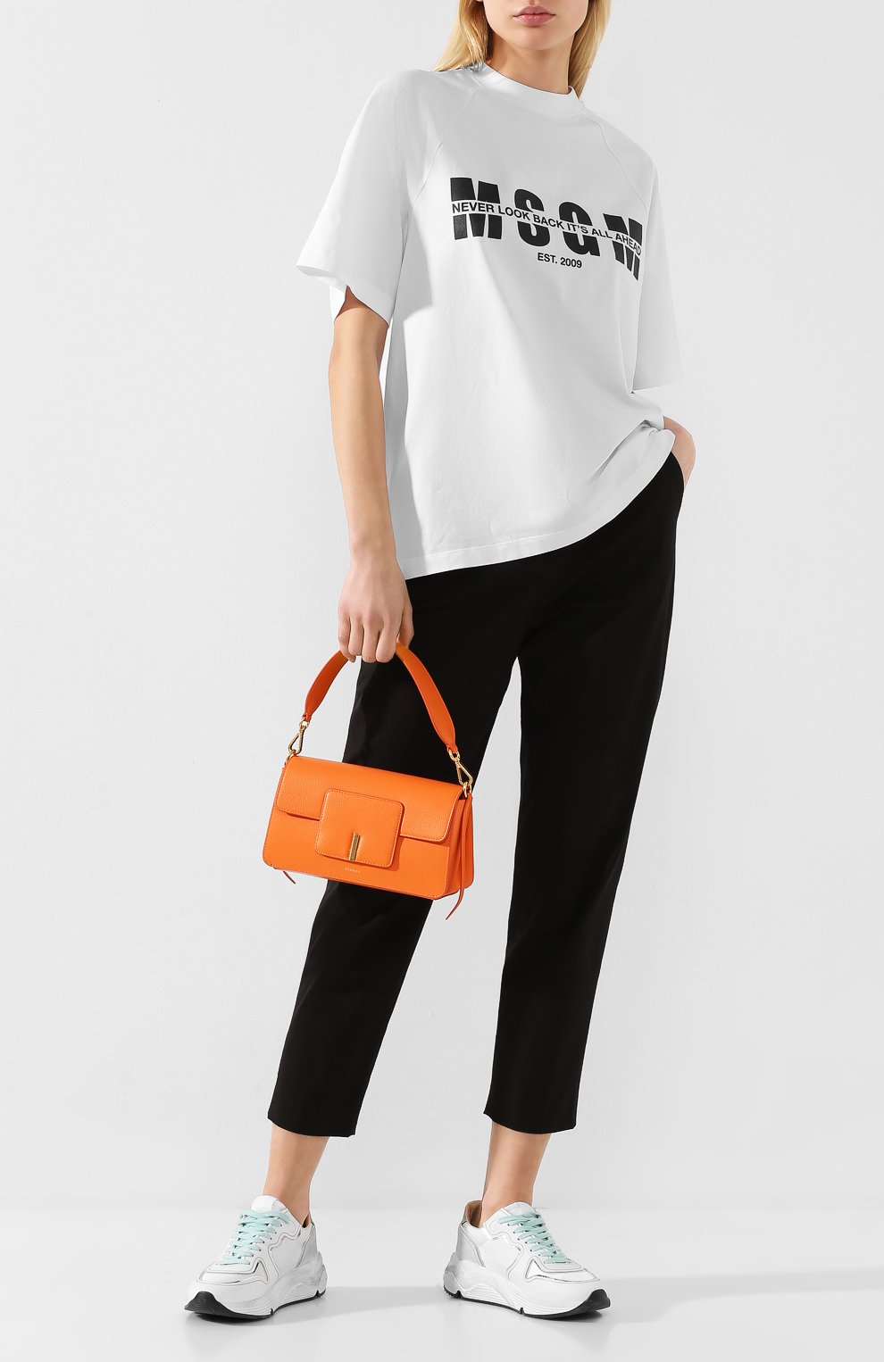 Хлопковая футболка MSGM, арт. 2842MDM264 207498, фото 2