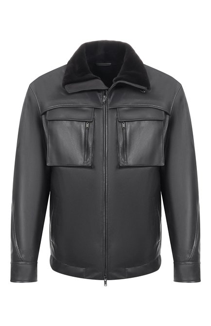 Мужская кожаная куртка MVST, арт. M25.1PM.0011/BIG SIZE/ANTRA