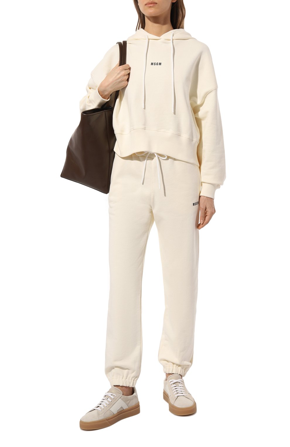 Хлопковые джоггеры MSGM, арт. 2000MDP500 200000, фото 2