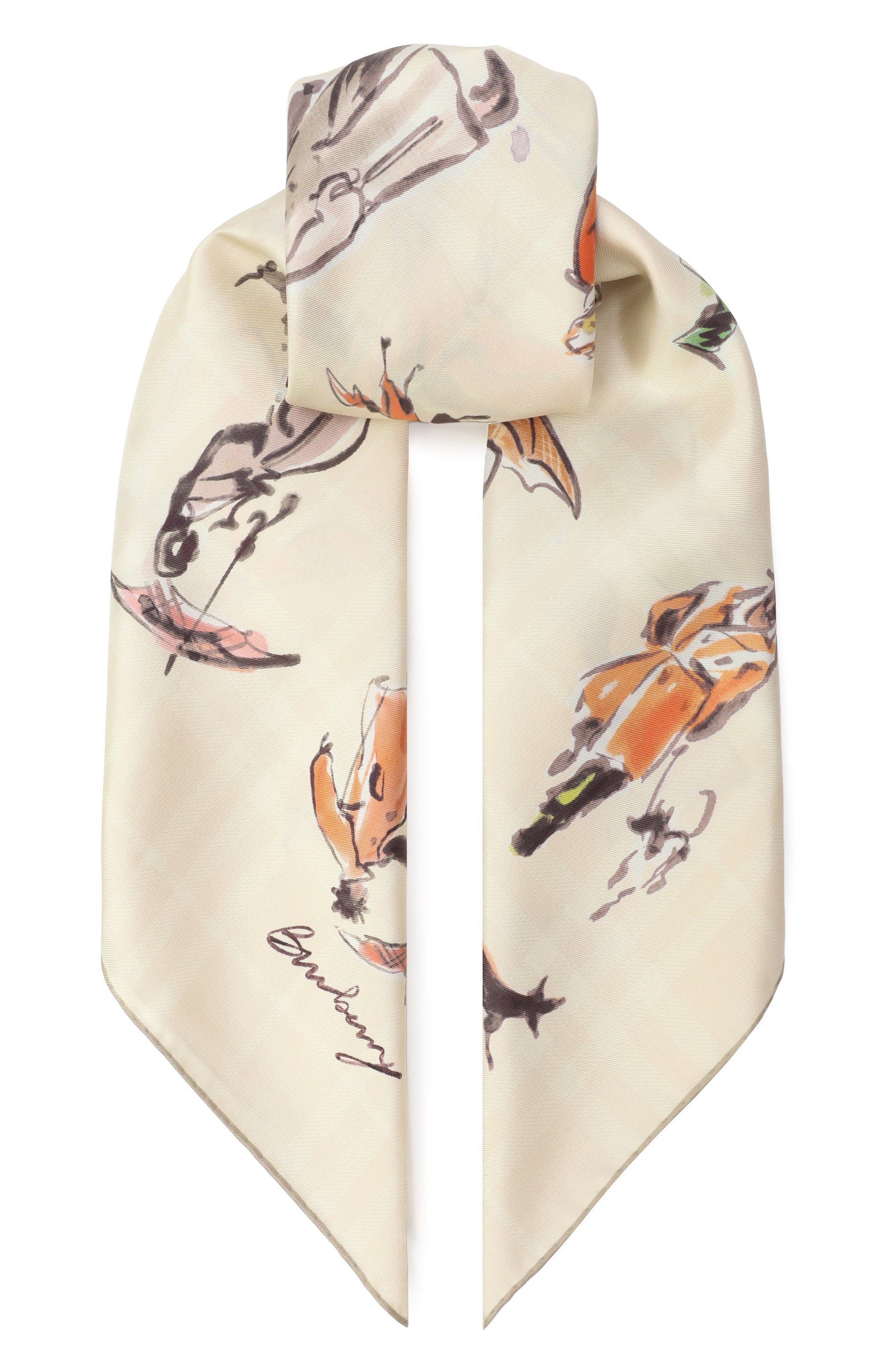 Шелковый платок BURBERRY, арт. 8113050, фото 1